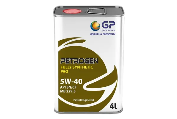 Моторное масло для бензиновых двигателей GP FULLY SYNTHETIC PAO 5W40 SNCF Моторное масло для бензиновых двигателей GP FULLY SYNTHETIC PAO 5W40 SNCF
